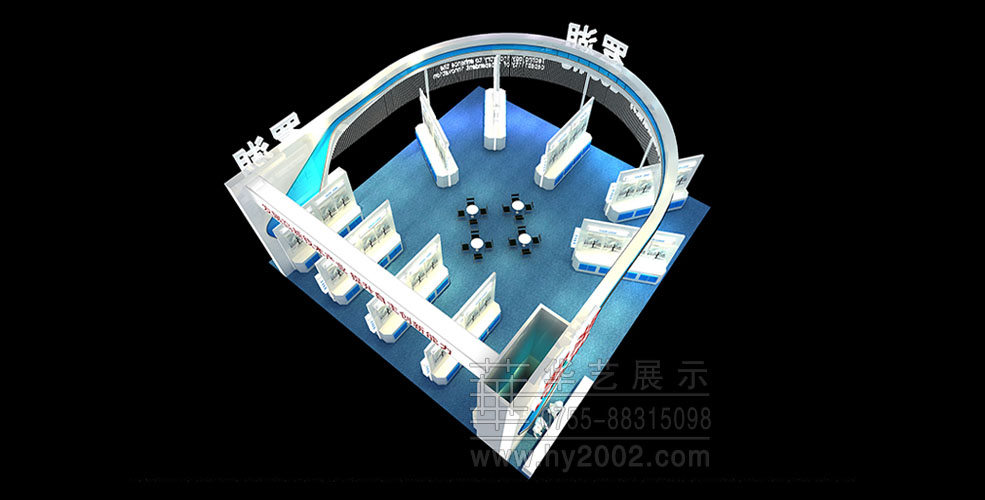 2012年羅湖高交會,高交會展臺設計,高交會展位設計,高交會展臺設計效果圖